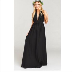 Show me your mumu black Luna maxi dress